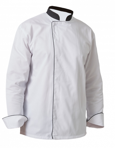 Veste de cuisine manche longue avec liseré PBV