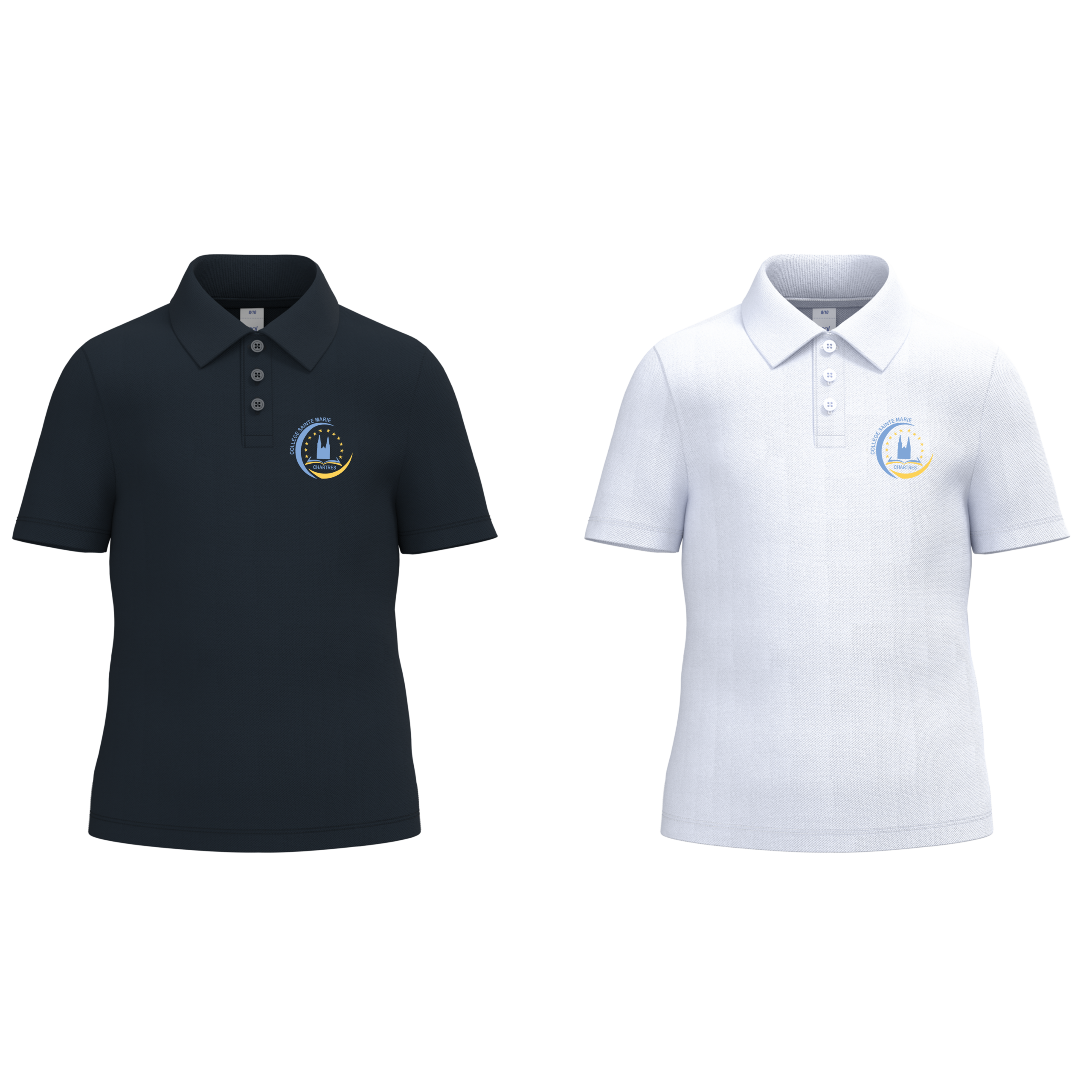 Polos – sainte marie – lot de 4